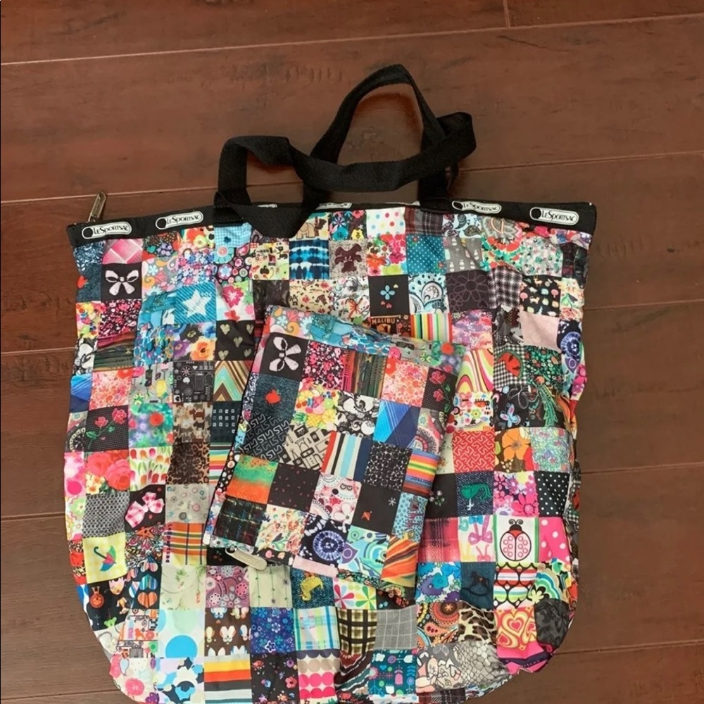 SOLD Lesport sac packable tote